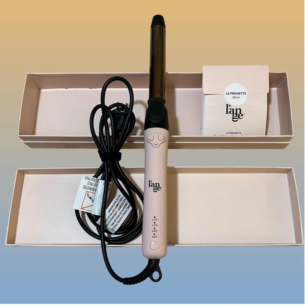 LNWOT! Le Pirouette Titanium Rotating Curling Iron 1” or 25mm barrel in pink. - Picture 14 of 14